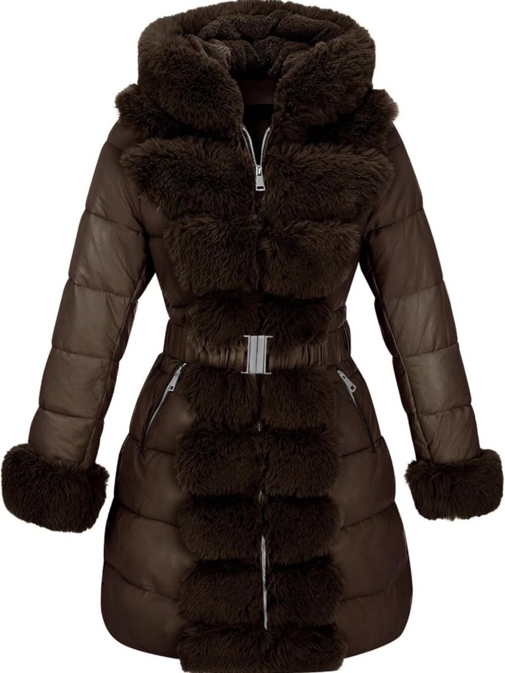Cozy Hooded Winter Puffer Coat | Stylish Quilted Jacket for Women